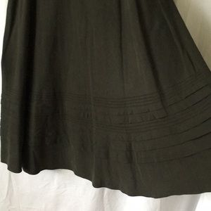 Jones New York Silk:Linen Blend Flare Skirt